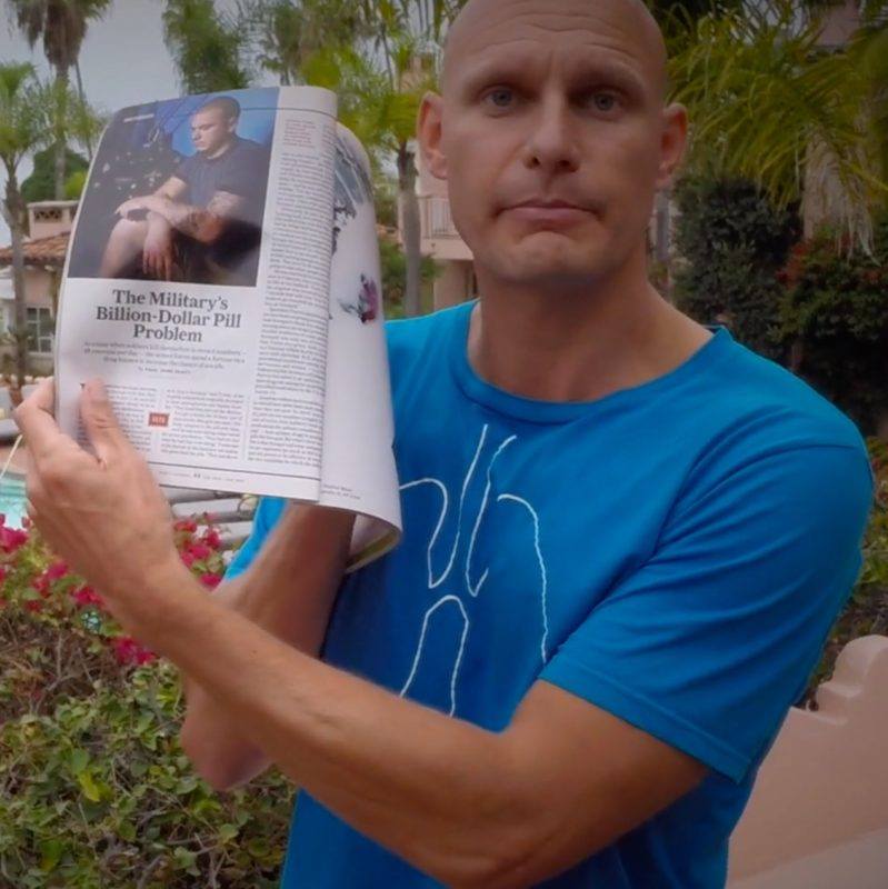 PTS D Liberation - Stig Severinsen Holding Men's Health Magazine (Overcome trauma with breathwork)