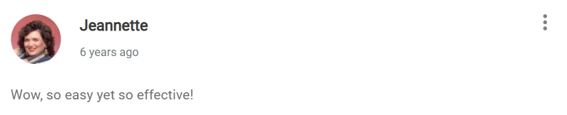Jeannette Testimonial